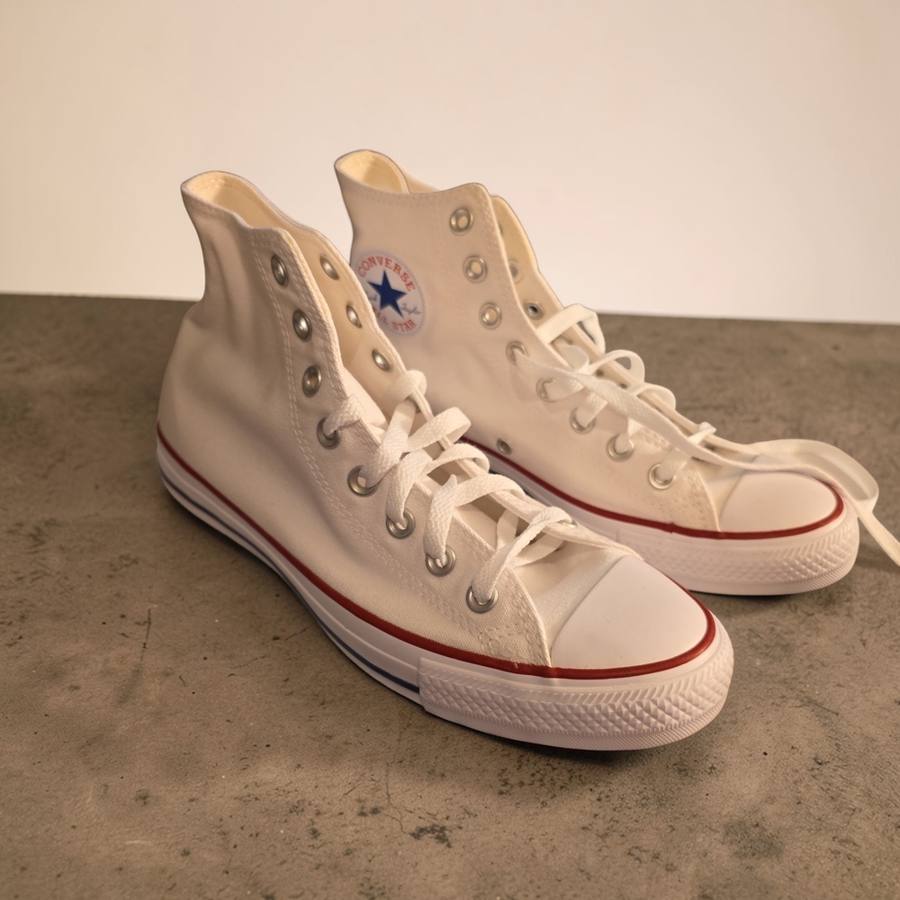 Converse White High-Top Sneakers